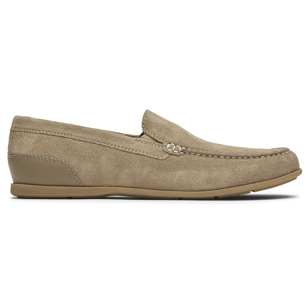 Rockport Mens Malcom Venetian - Slip-On Olive - TWY271549